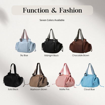 Multi-Functional Women's Fashion Tote (Solid Straps Edition)