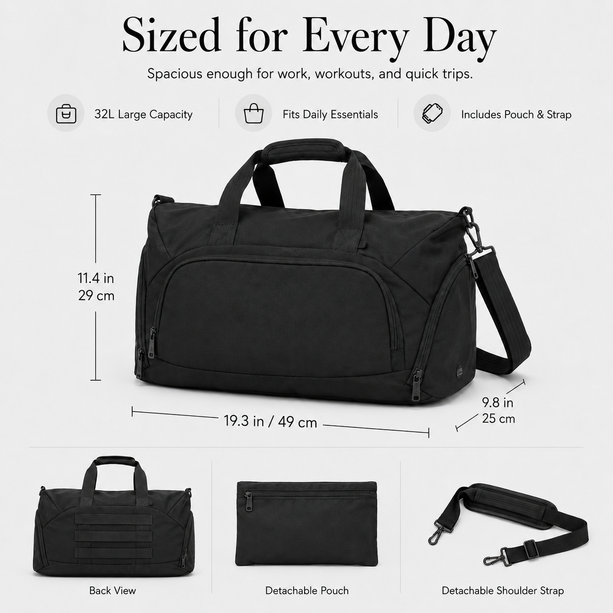 FlexCarry™ Duffel Bag for Women